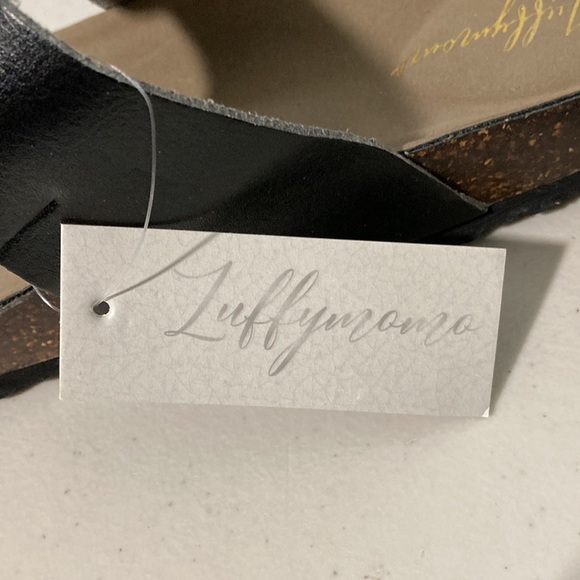 Luffymomo Womens Slide Sole Sandals, Cork footbed, Size 10 - Picture 8 of 9